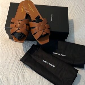 Saint Laurent Brown Sandals
